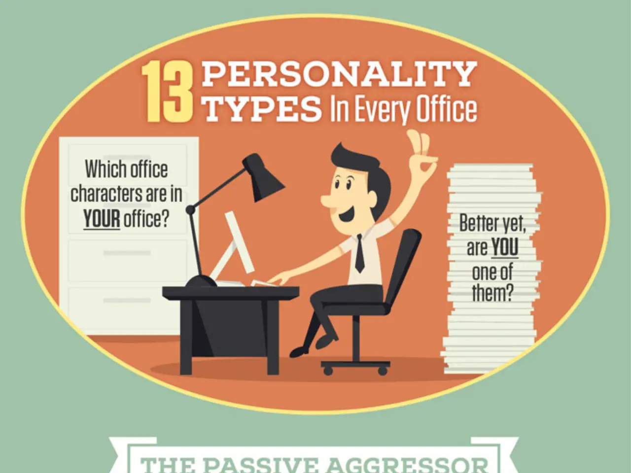 13 Personality Types In Every Office [InfoGraphic]