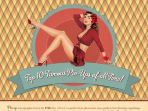 Top 10 Famous Pin-Ups Of All Time! [InfoGraphic]