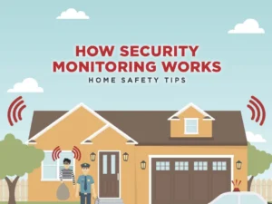 How Home Security Monitoring Works [InfoGraphic]