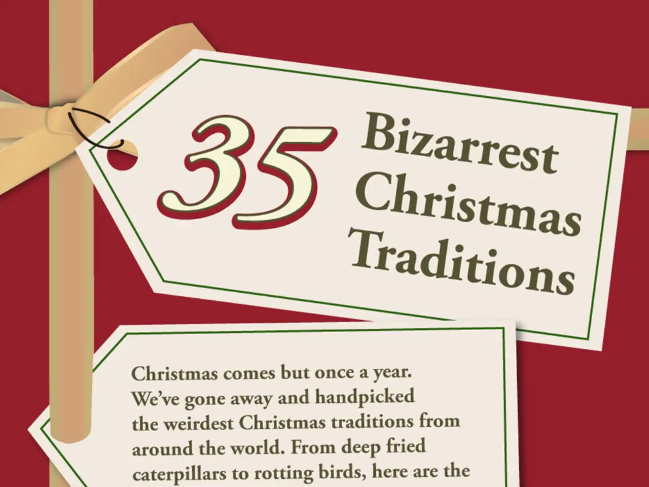 2013 – 2014 Bizarre Christmas Traditions Around The World
