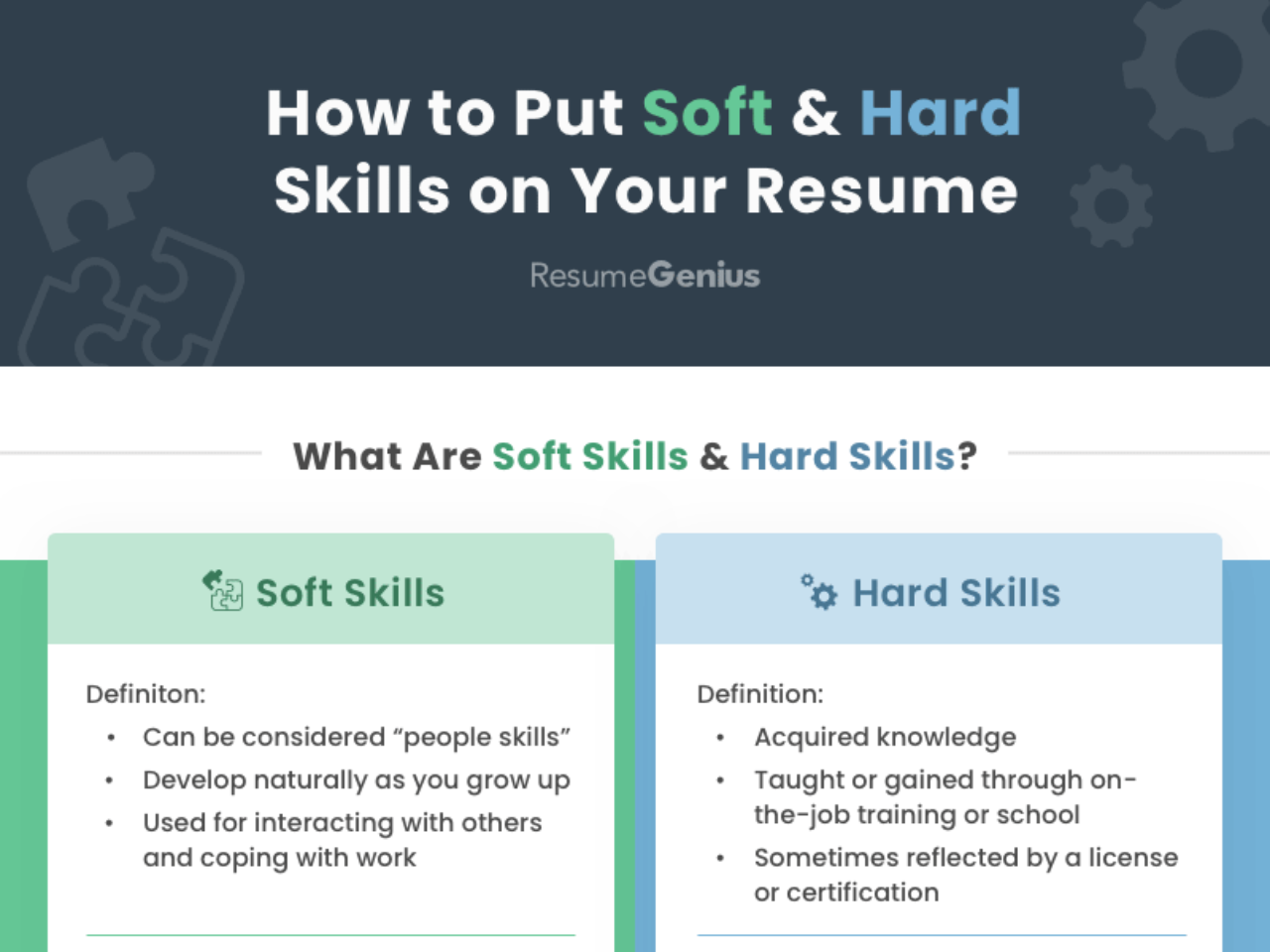 How To Put Soft And Hard Skills On Your Resume
