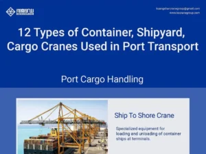 A Guide to Port Cranes 12 Types for Efficient Cargo Handling