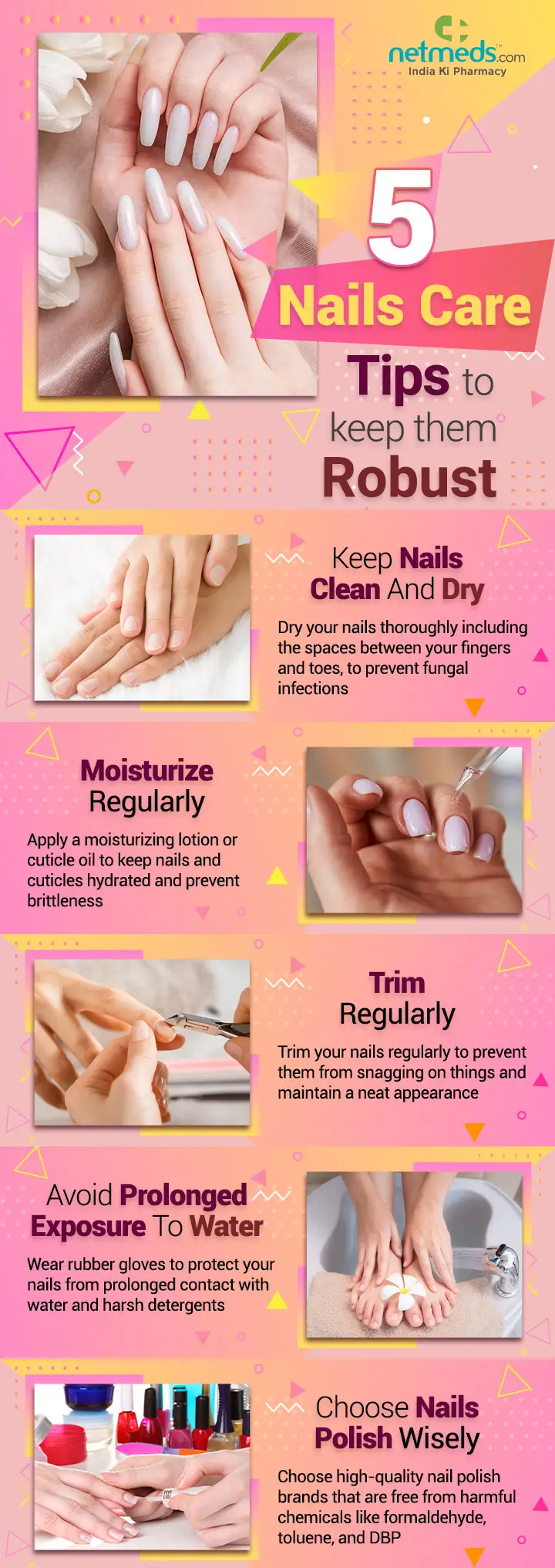 5 Essential Nail Care Tips to Keep Them Robust 