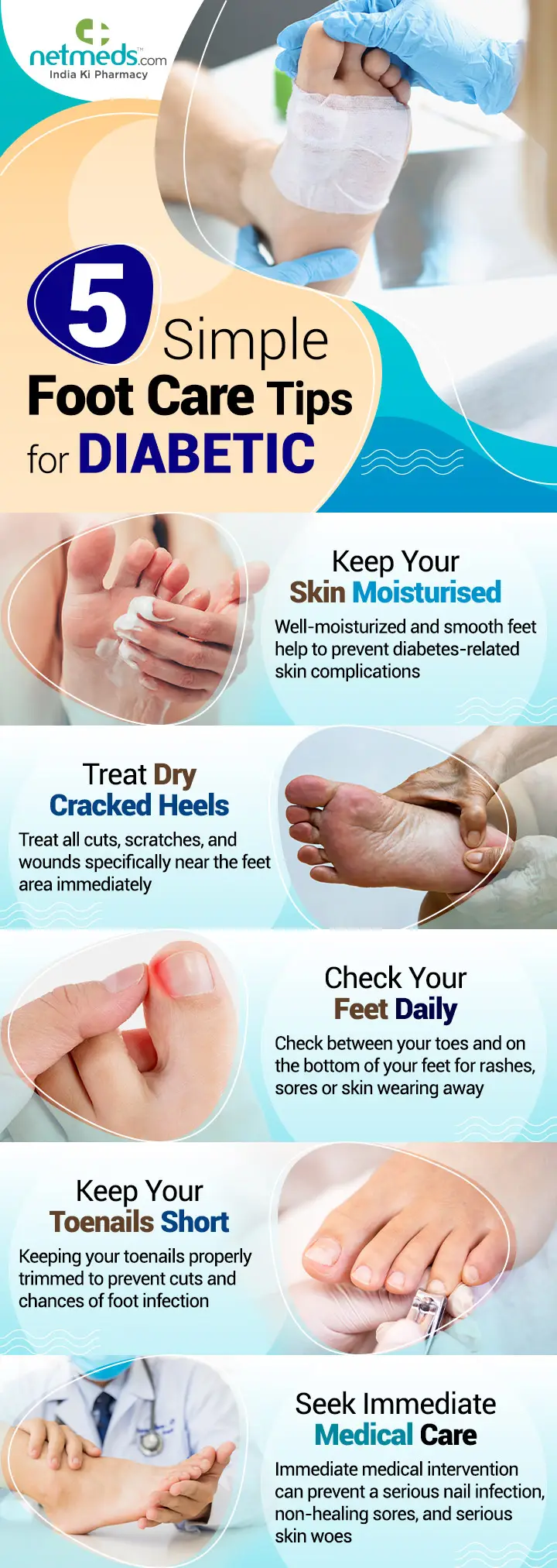 Five Simple Foot Care Tips for Diabetics