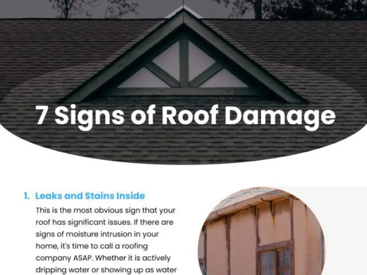 Top 7 Signs of Roof Damage